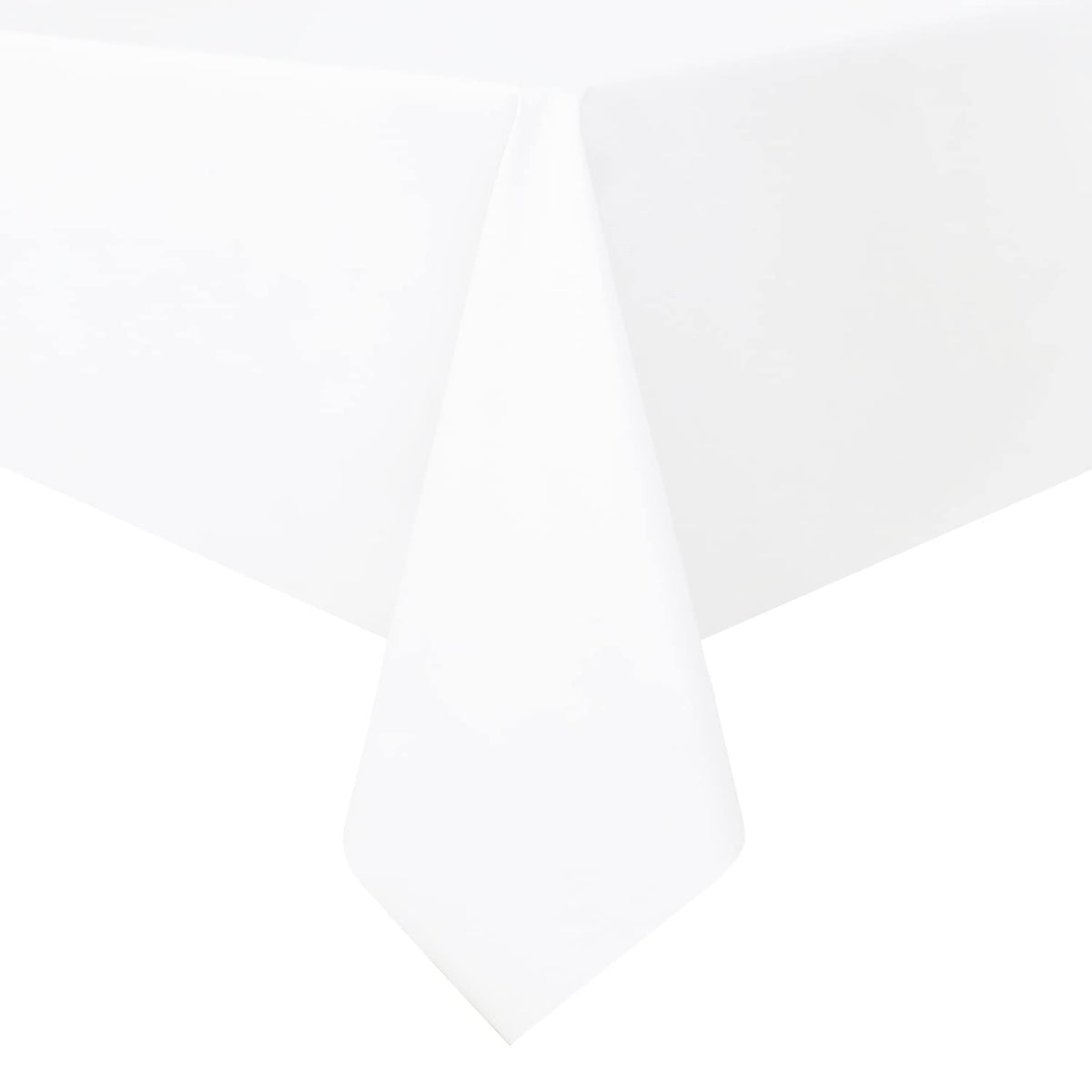 Romanstile Waterproof Vinyl Tablecloth Rectangle, 54 x 78 Inch, Light Grey