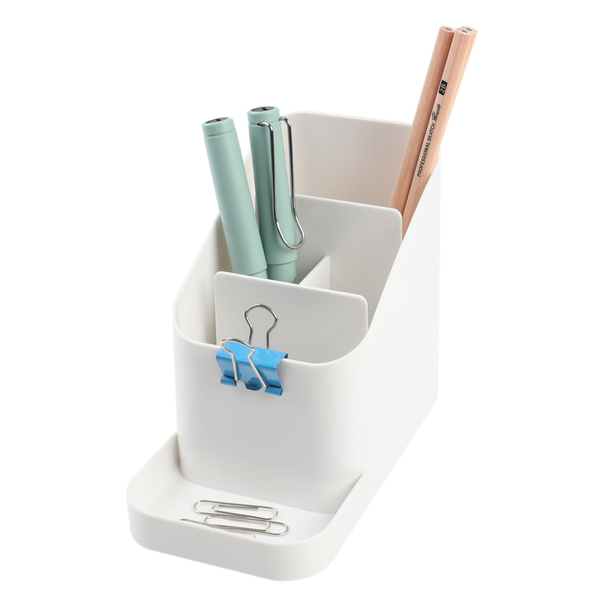 BLUE GINKGO Desk Organizer, Office Supplies, Green, Made in Korea