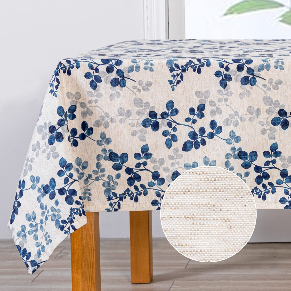 MYSKY HOME Table Cloth 60x84 in Rectangle Table, Waterproof Tablecloths