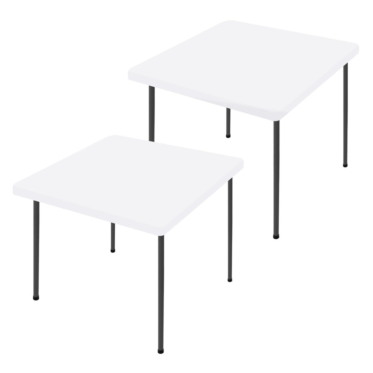 Moosfor 2 Pack Rectangle Spandex Fitted Table Cloth, 4FT Elastic Tablecloth