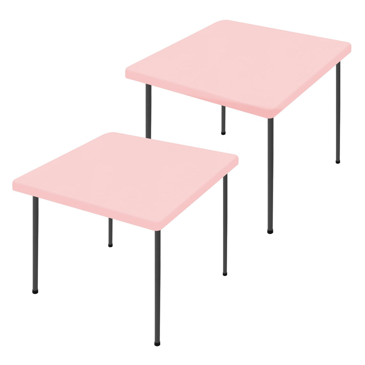 Moosfor 2 Pack Rectangle Spandex Fitted Table Cloth, 4FT Elastic Tablecloth