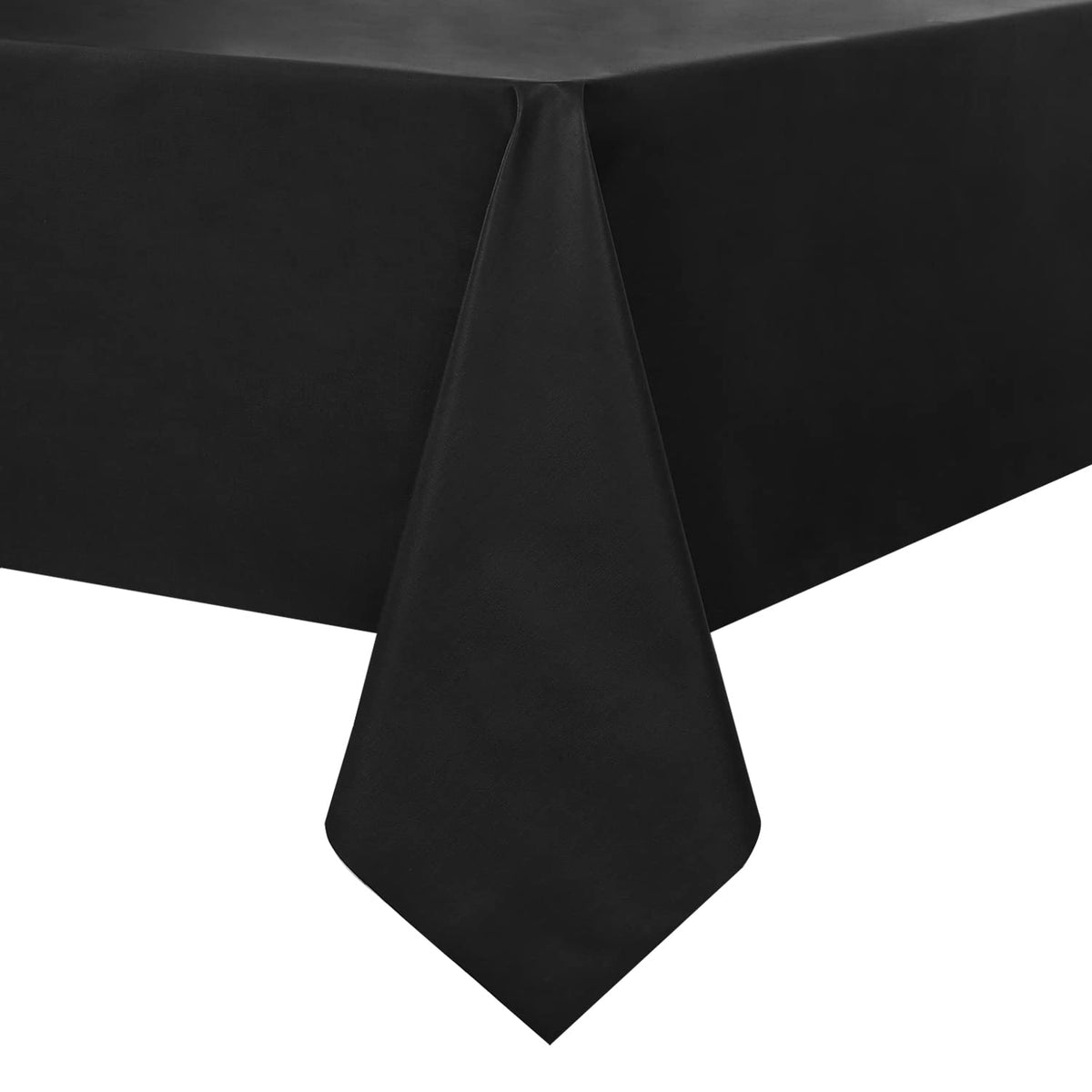 Romanstile Waterproof Vinyl Tablecloth Rectangle, 54 x 78 Inch, Light Grey