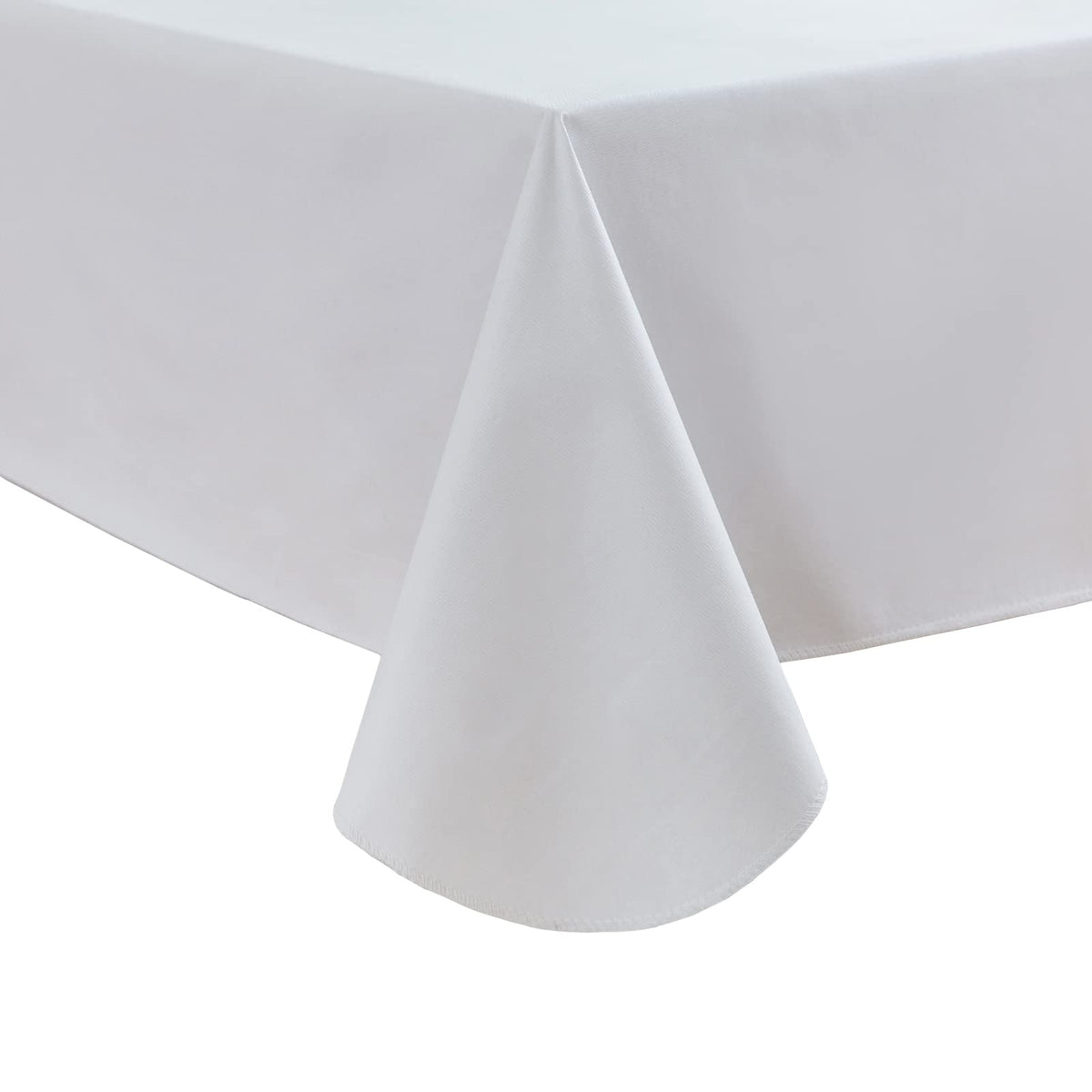 LIBERECOO Vinyl Tablecloth with Flannel Backing, Grass Green, Waterproof, Stain-Resistant, Easy-Clean Table Cover for Holiday, Dining, Kitchen, and Outdoor Use, 60" x 120" Rectangle