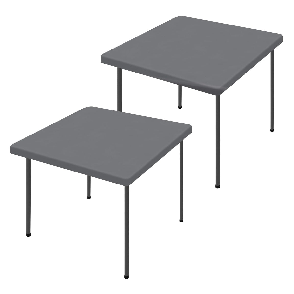 Moosfor 2 Pack Rectangle Spandex Fitted Table Cloth, 4FT Elastic Tablecloth