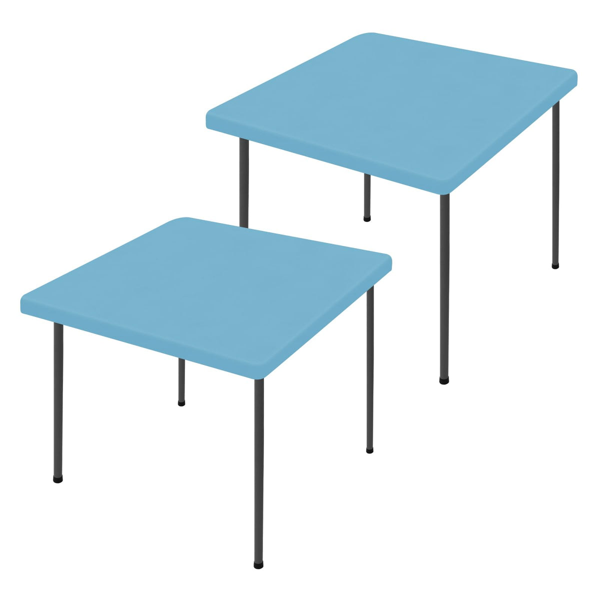 Moosfor 2 Pack Rectangle Spandex Fitted Table Cloth, 4FT Elastic Tablecloth