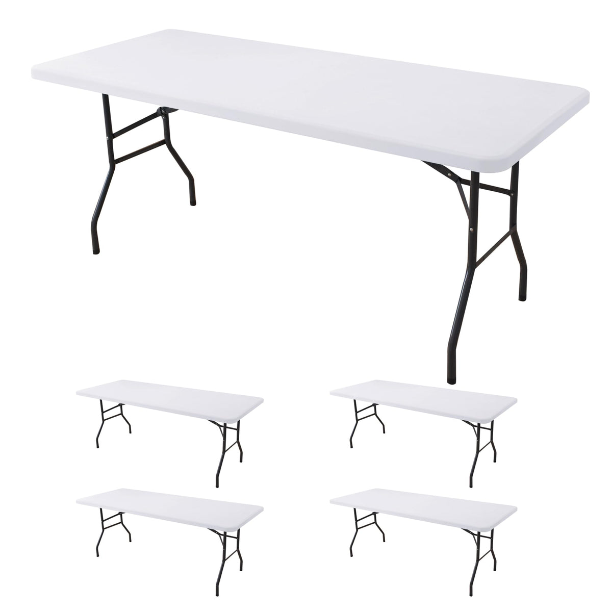 Fitted Tablecloth for 8 Foot Rectangle Tables-Fall Thanksgiving Table Cover