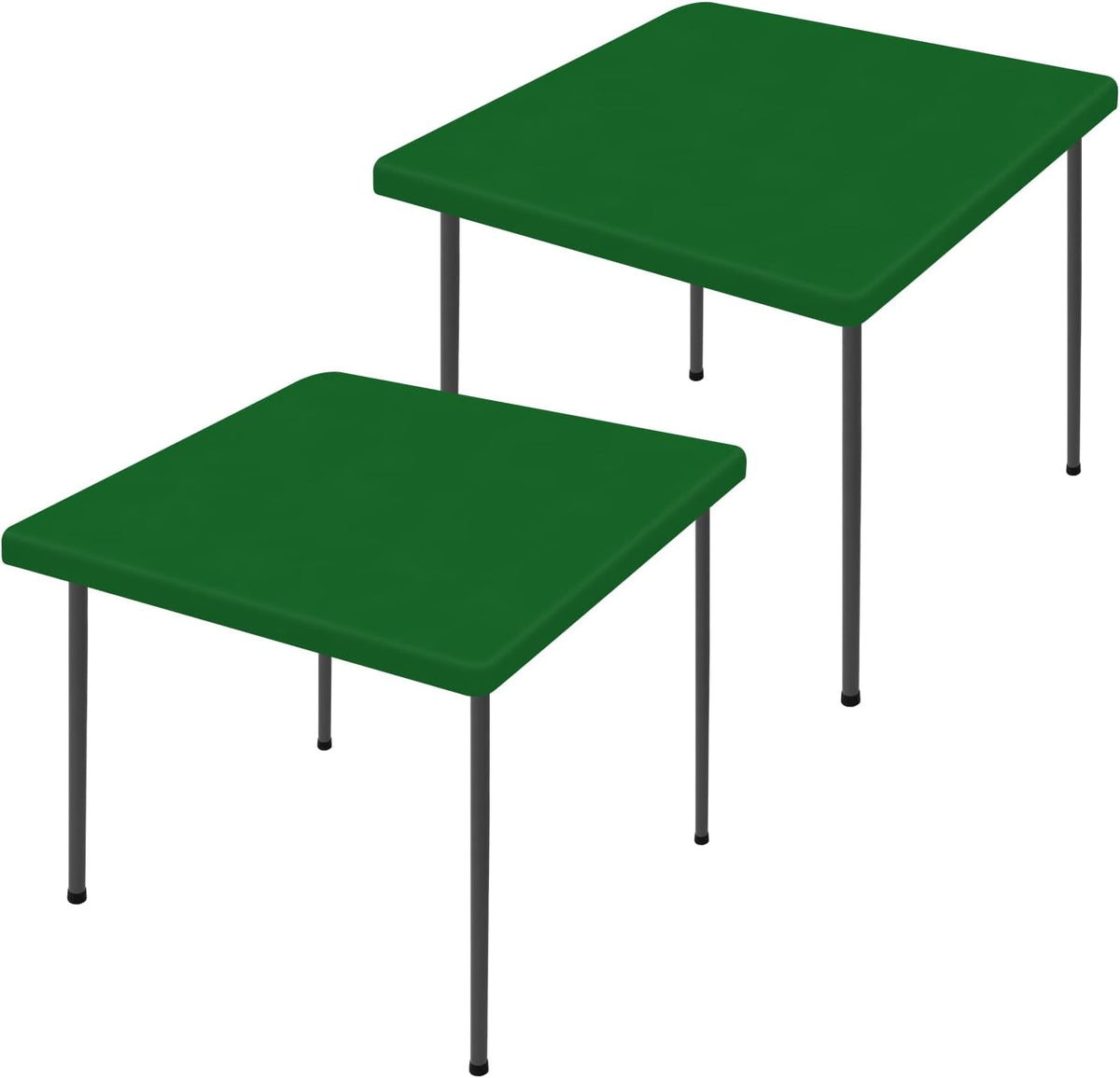 Moosfor 2 Pack Rectangle Spandex Fitted Table Cloth, 4FT Elastic Tablecloth