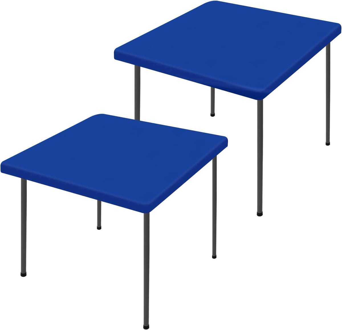 Moosfor 2 Pack Rectangle Spandex Fitted Table Cloth, 4FT Elastic Tablecloth