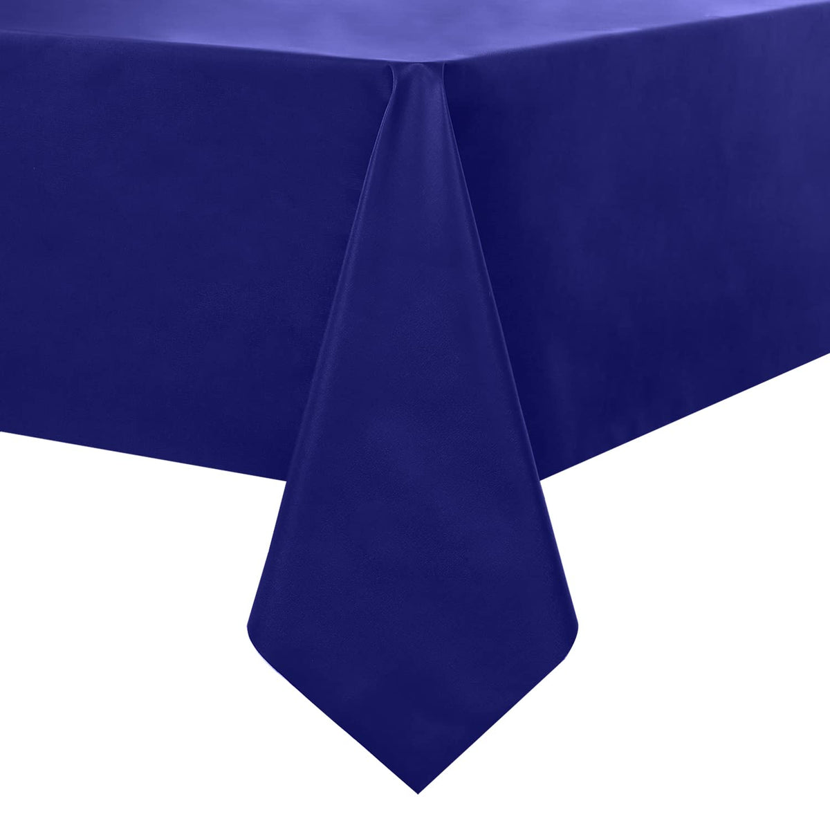 Romanstile Waterproof Vinyl Tablecloth Rectangle, 54 x 78 Inch, Light Grey
