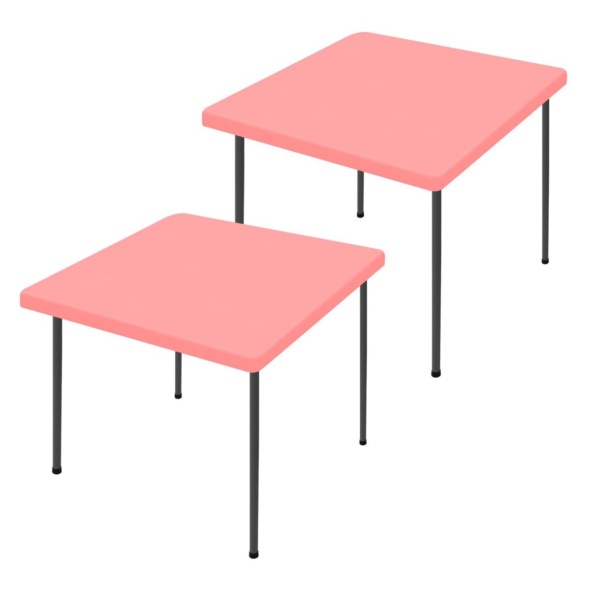 Moosfor 2 Pack Rectangle Spandex Fitted Table Cloth, 4FT Elastic Tablecloth