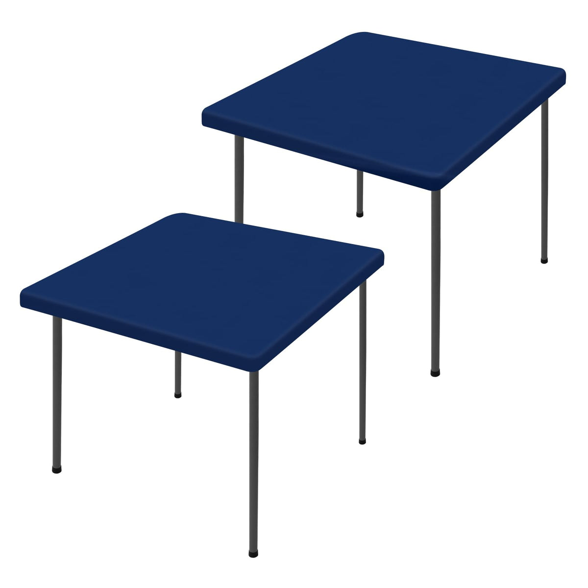 Moosfor 2 Pack Rectangle Spandex Fitted Table Cloth, 4FT Elastic Tablecloth