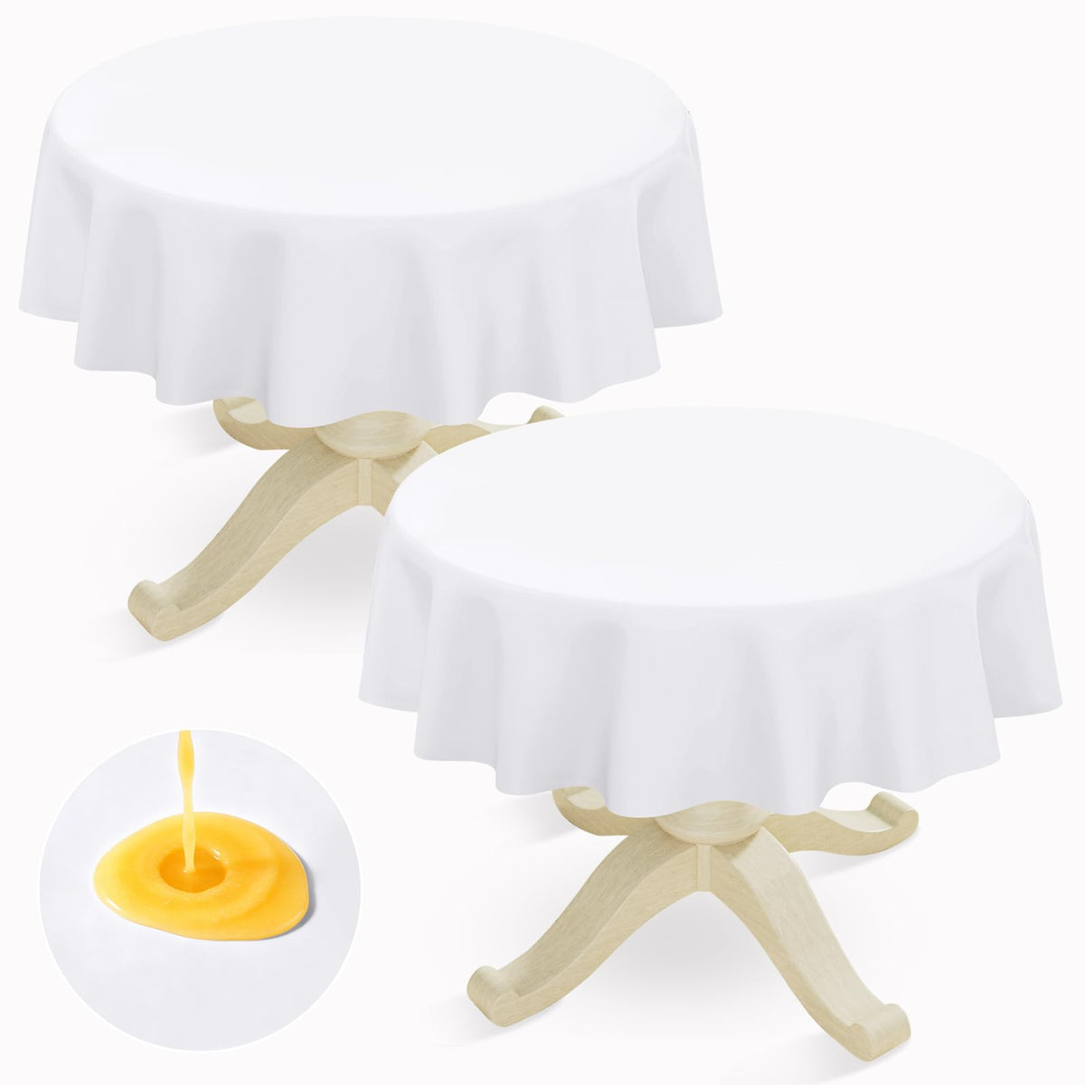 homing Rectangle Black Vinyl Waterproof Tablecloth with Flannel Backed