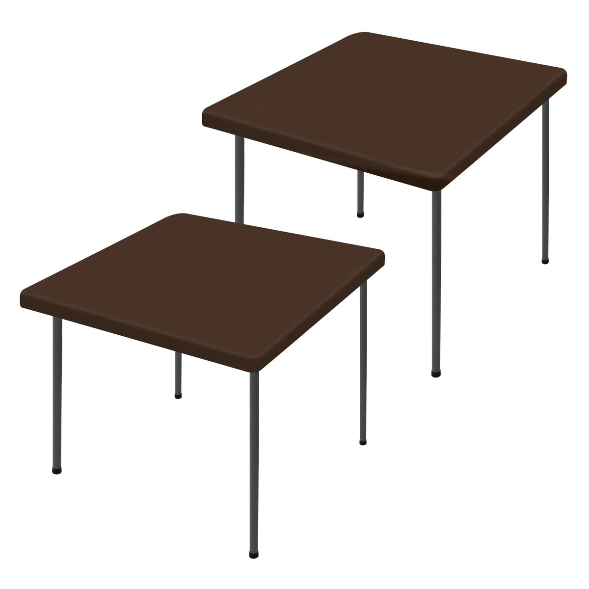 Moosfor 2 Pack Rectangle Spandex Fitted Table Cloth, 4FT Elastic Tablecloth