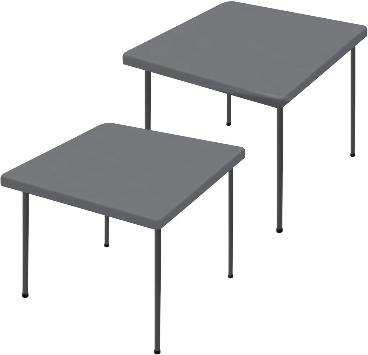 Moosfor 2 Pack Rectangle Spandex Fitted Table Cloth, 4FT Elastic Tablecloth