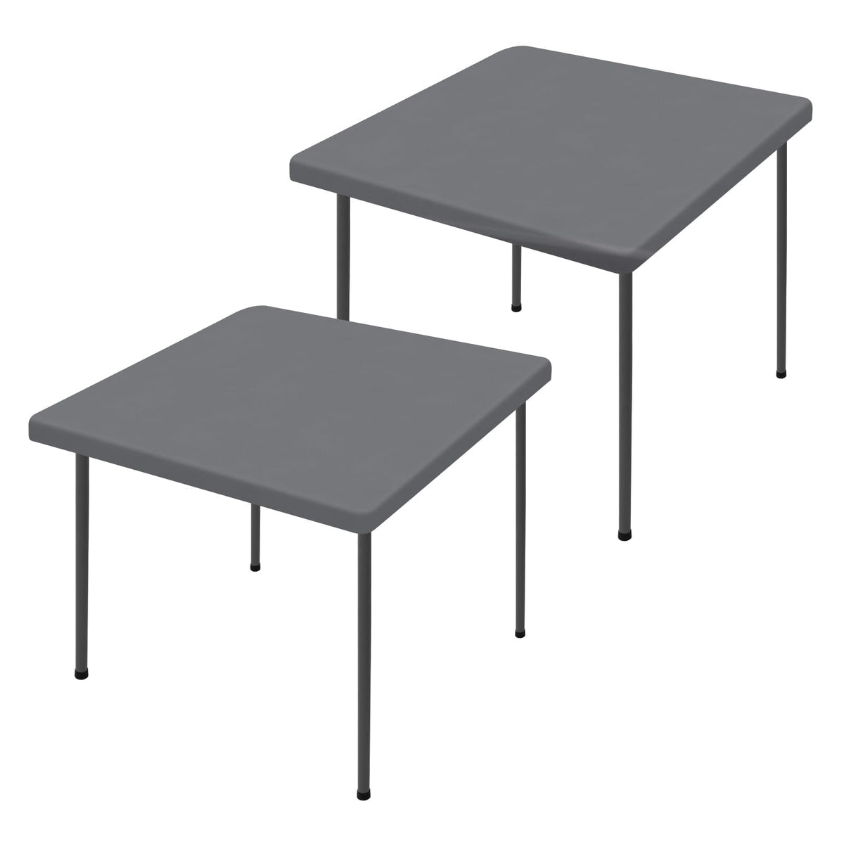 Moosfor 2 Pack Rectangle Spandex Fitted Table Cloth, 4FT Elastic Tablecloth