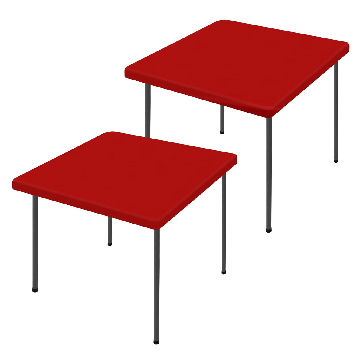 Moosfor 2 Pack Rectangle Spandex Fitted Table Cloth, 4FT Elastic Tablecloth