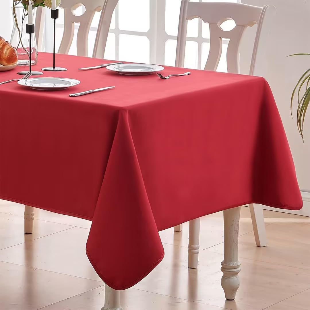 BALCONY & FALCON Rectangle Table Cloth Waterproof Beige 118"x57"