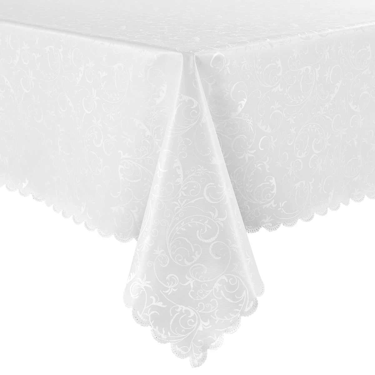 Smiry Rectangle Waterproof Heavy Duty Vinyl Tablecloths, 52 x 70 Inch