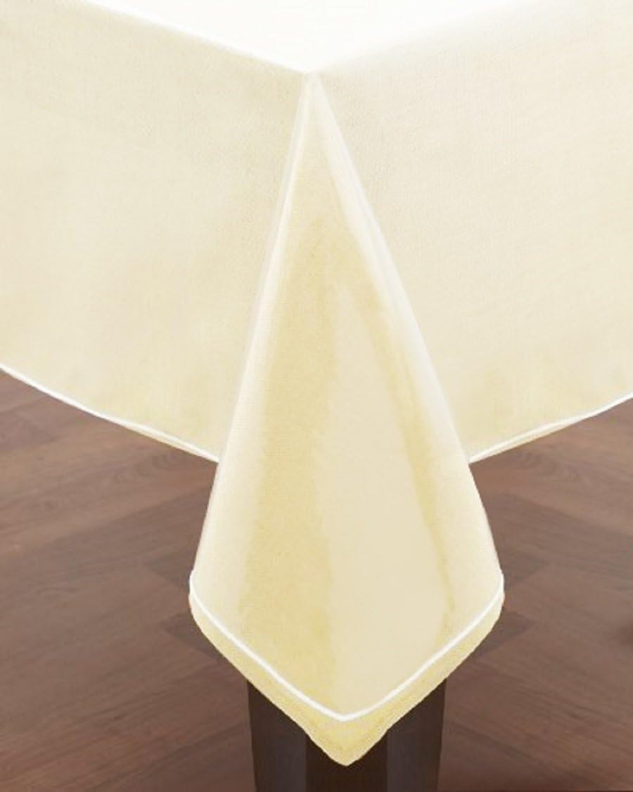 Elaine Karen Clear Plastic Table Cover Protector 54''x72'' Rectangular