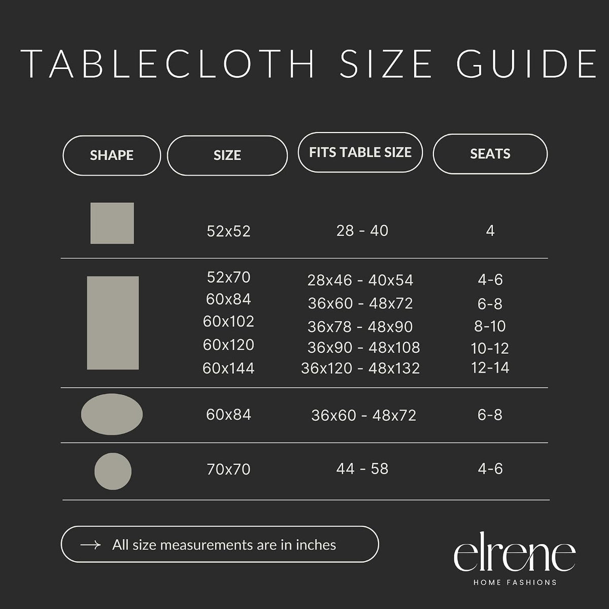 Threadmade Autumn Leaves Fall Printed Tablecloth, Multicolor - 70" W x 70" L Round