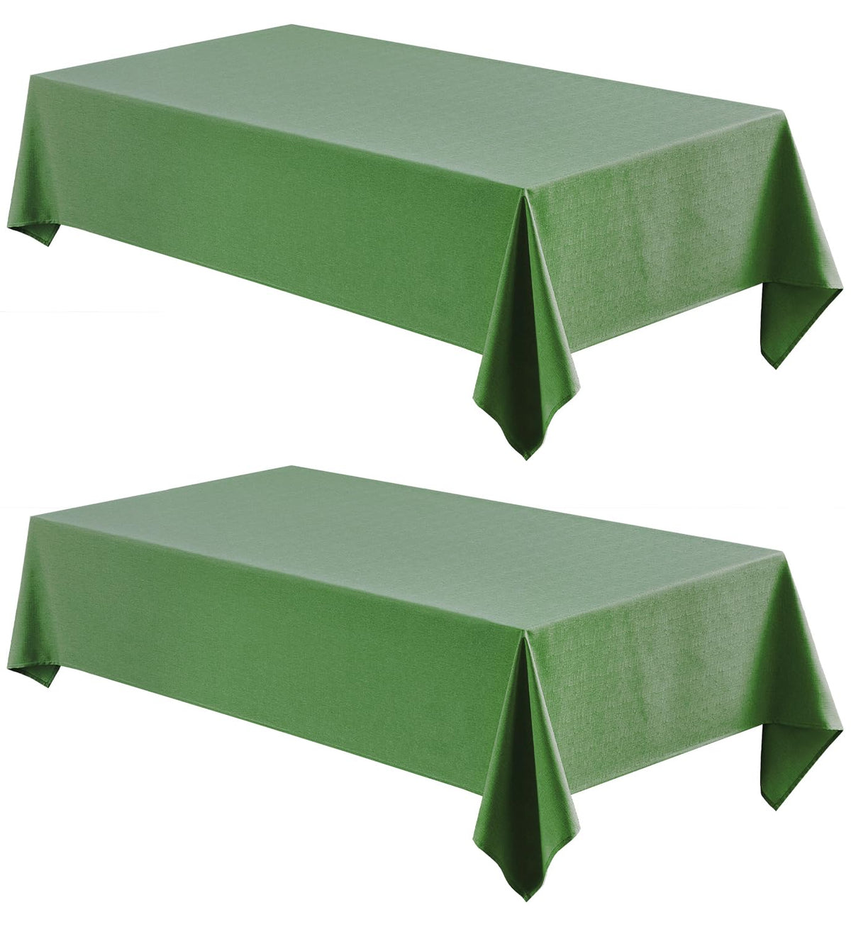 Veblandy Faux Linen Rectangle Tablecloth Waterproof 52x70 inch Table Cloth Stain and Wrinkle Resistant Washable, Decorative Fabric Table Cover for Dining, Kitchen, Wedding and Parties, Coffee