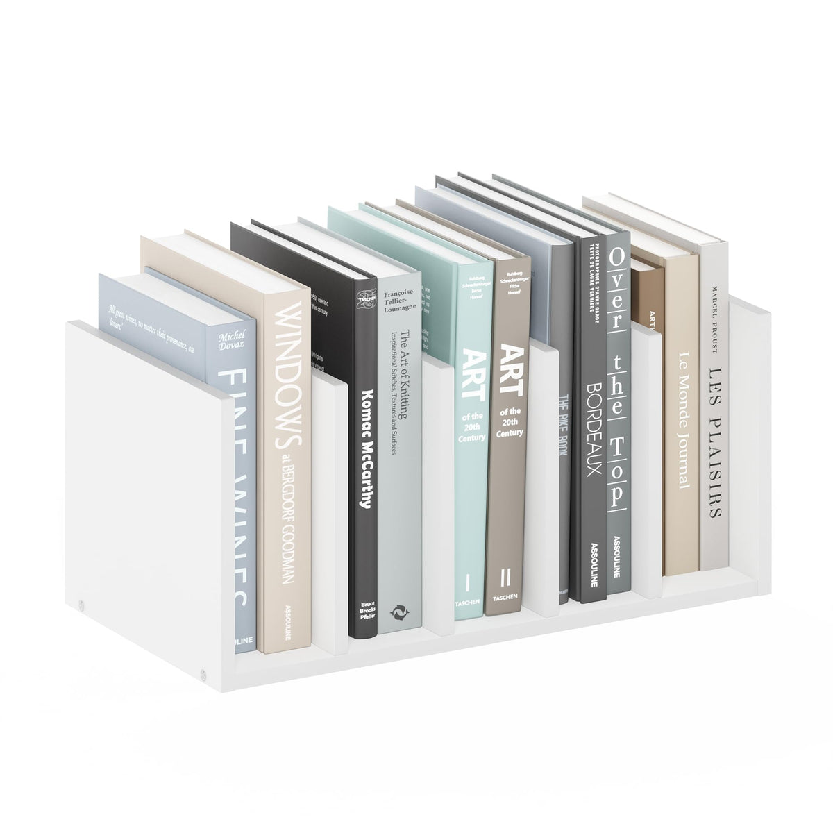 Furinno HERMITE Desk File Folder Organizers, 3-Shelf Desktop Office Organization Racks, Desk Top Display Book Shelf, for Paper, Office Supplies, Magazine, Bauhaus Oak