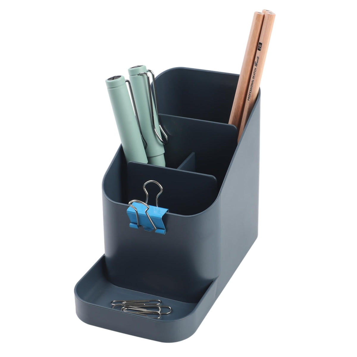 BLUE GINKGO Desk Organizer, Office Supplies, Green, Made in Korea
