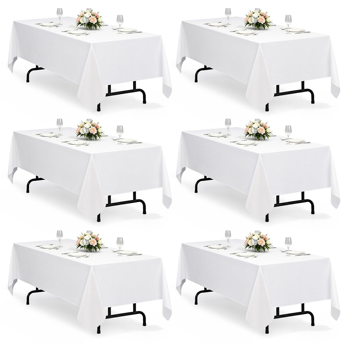 Decorelia Waterproof Round Tablecloth for Round Dining Table, Decorative Rustic Soft Wipeable Table Cloths Cover Indoor Outdoor Use for Holiday,Wedding, Kitchen (70 Inch,Round (4-6 Seats),Beige)