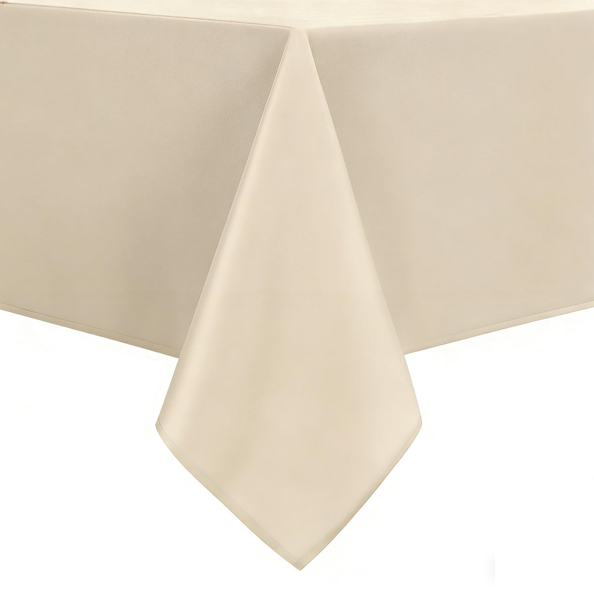 DWCN Rectangle Tablecloth - 60 x 84 Inch - Waterproof Stain and Wrinkle Resistant Washable Table Cloth, Decorative Fabric Table Cover for Kitchen Dining Room Party and Outdoor Use, Black