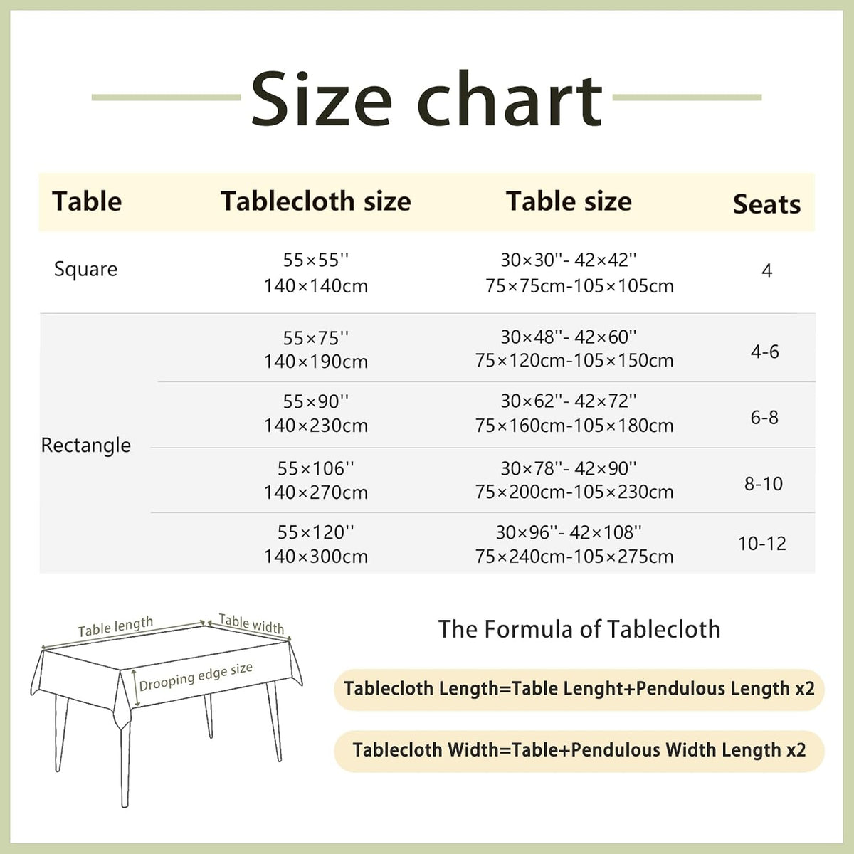 Alsoo Fall Tablecloth Rectangle Linen Style, Rustic Boho Farmhouse Outdoor Waterproof Cotton Table Cloth Wrinkle Free for Picnic Camping Party Kitchen Dining (Coffee Lines, 4-6 Seats, 55x75 Inches)