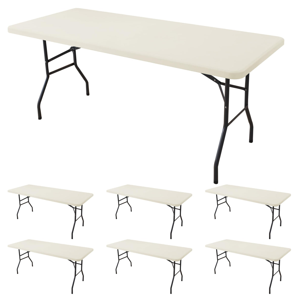 Fitted Tablecloth for 8 Foot Rectangle Tables-Fall Thanksgiving Table Cover