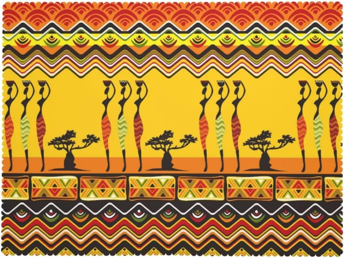 African Women Dancers Rectangle Tablecloth Home Decor 54x72 Inch