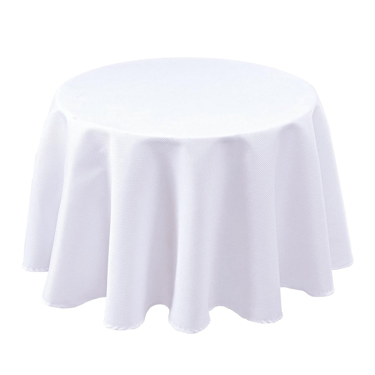 Textured Square Black Tablecloth-Fabric Spillproof Card Table Cloths 54x54"