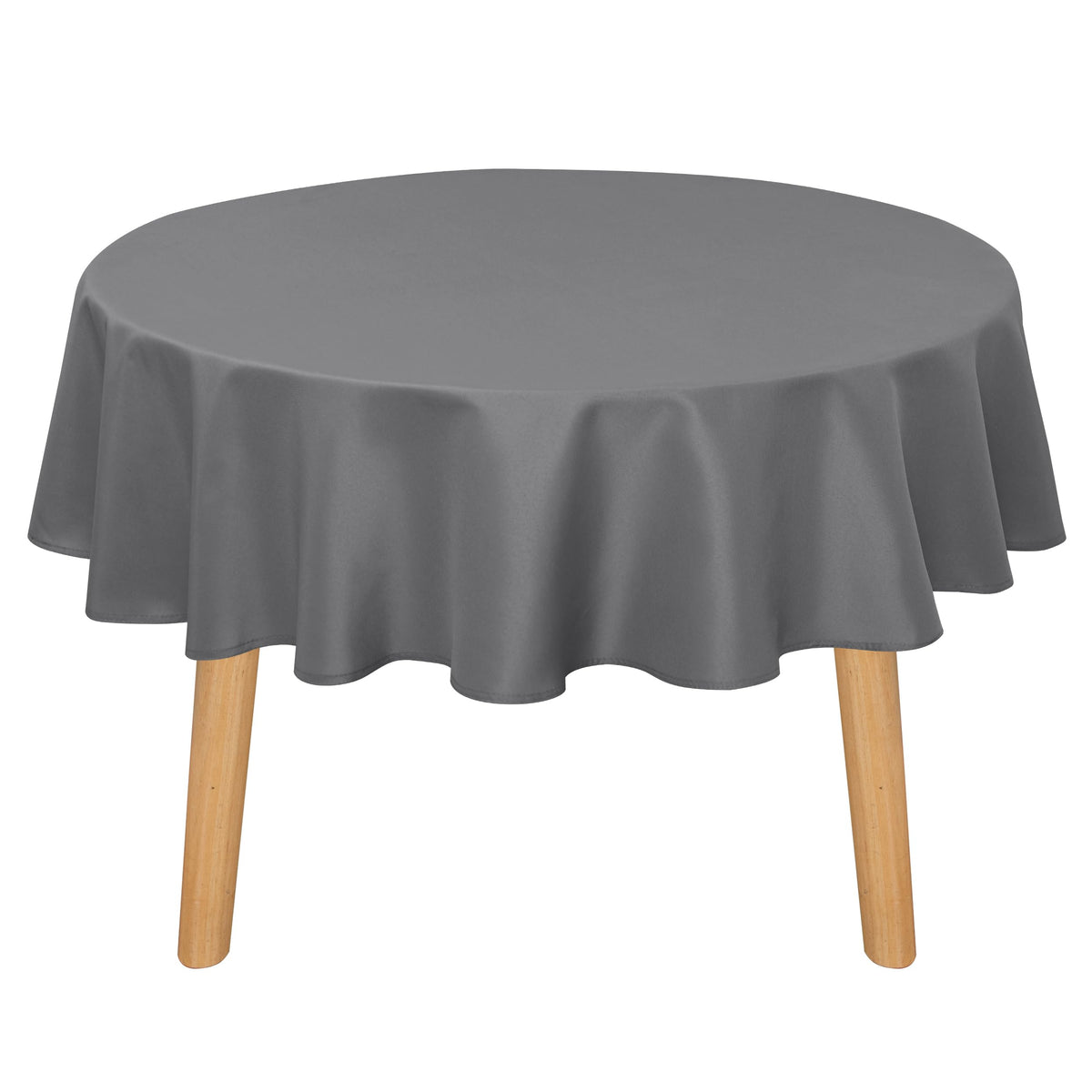 DWCN Rectangle Tablecloth - 60 x 84 Inch - Waterproof Stain and Wrinkle Resistant Washable Table Cloth, Decorative Fabric Table Cover for Kitchen Dining Room Party and Outdoor Use, Black