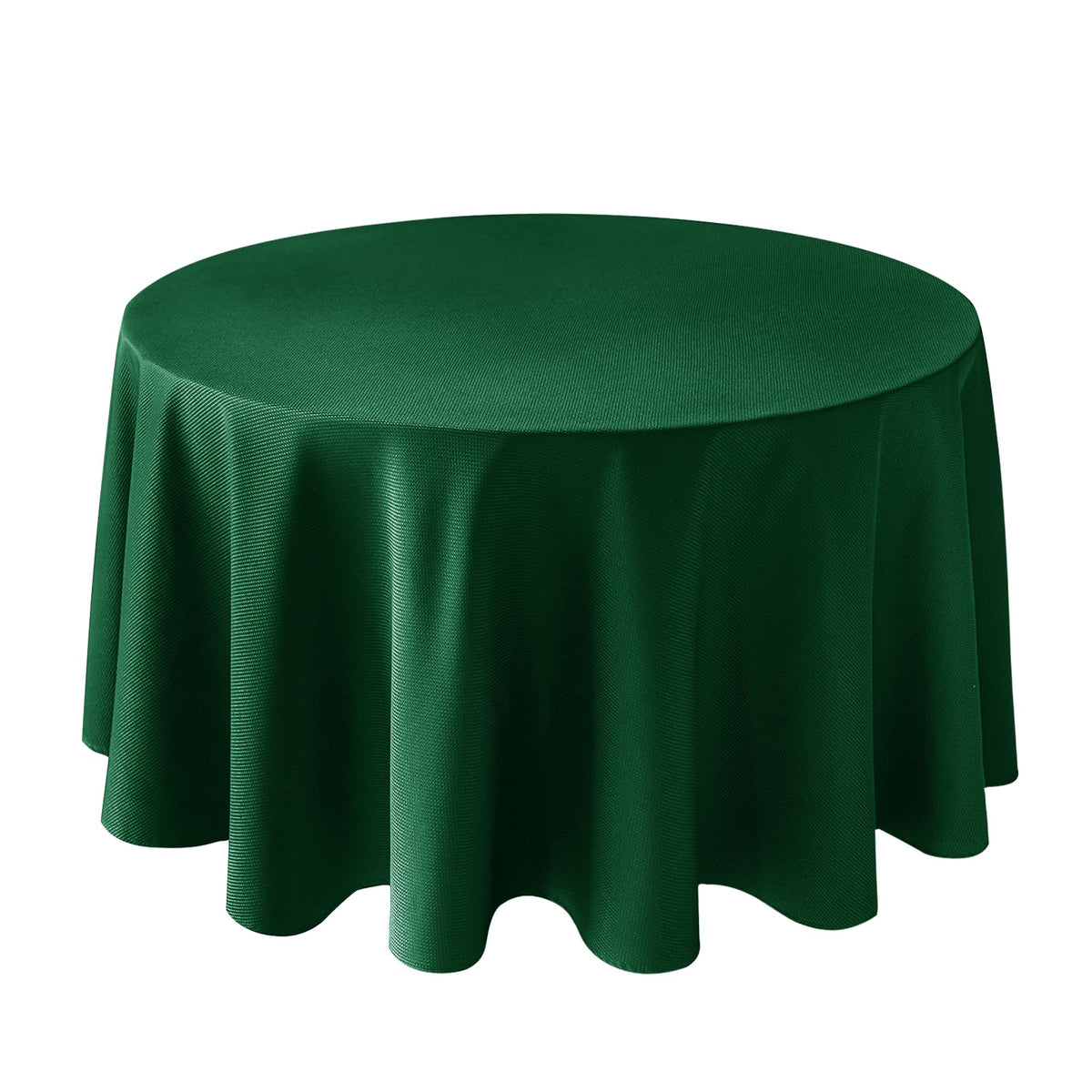 Textured Square Black Tablecloth-Fabric Spillproof Card Table Cloths 54x54"