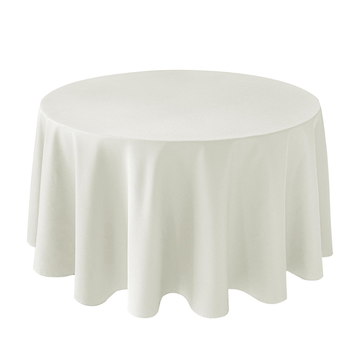 Textured Square Black Tablecloth-Fabric Spillproof Card Table Cloths 54x54"