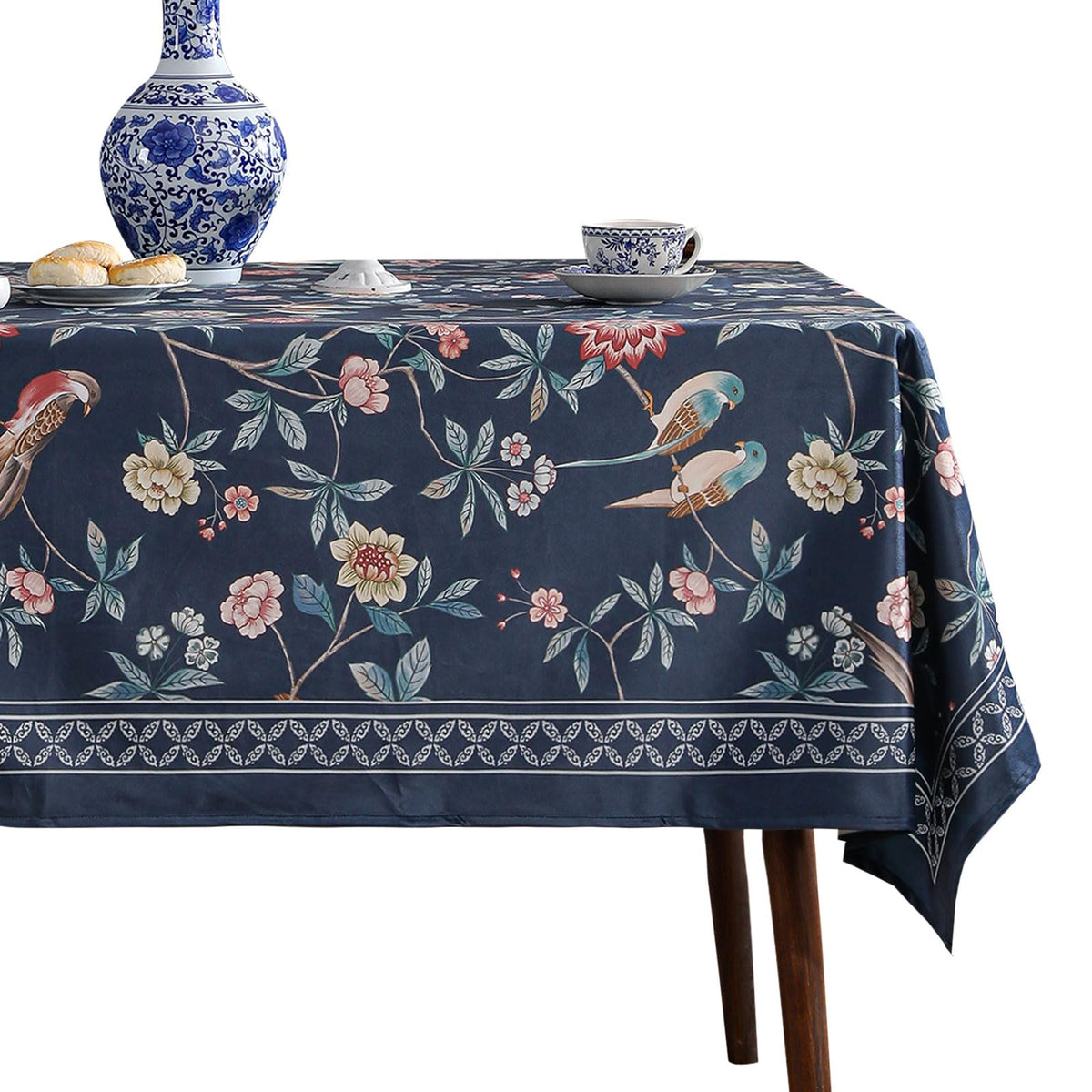 patdrea Designer Vintage French Tablecloth,Rectangular,118"x67"