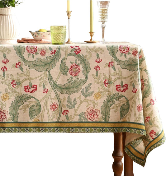 patdrea Designer Vintage French Tablecloth,Rectangular,118"x67"
