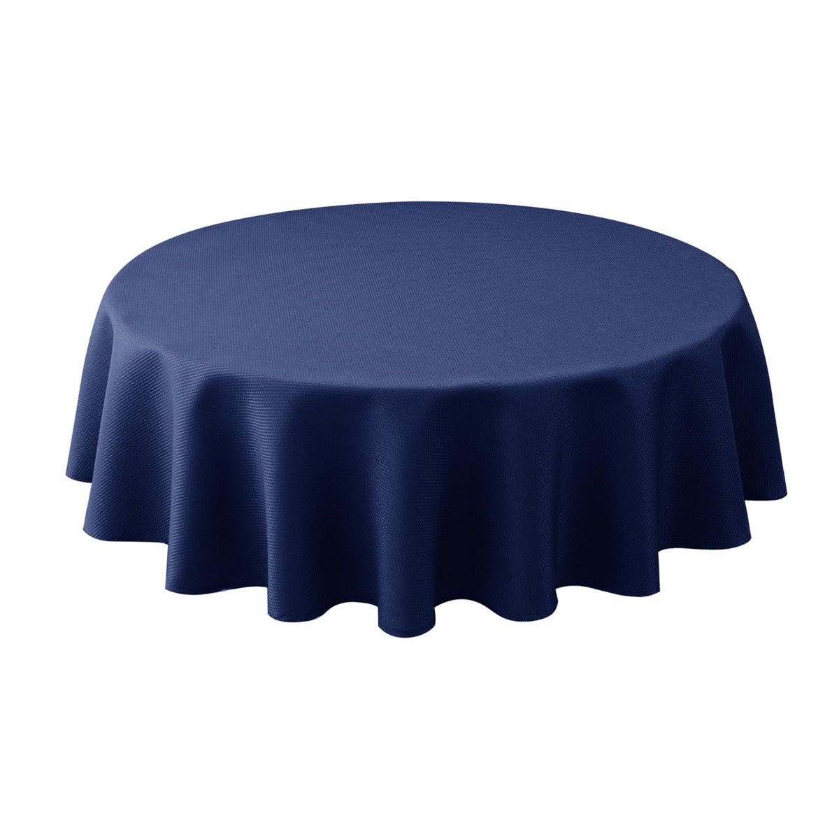 Textured Square Black Tablecloth-Fabric Spillproof Card Table Cloths 54x54"