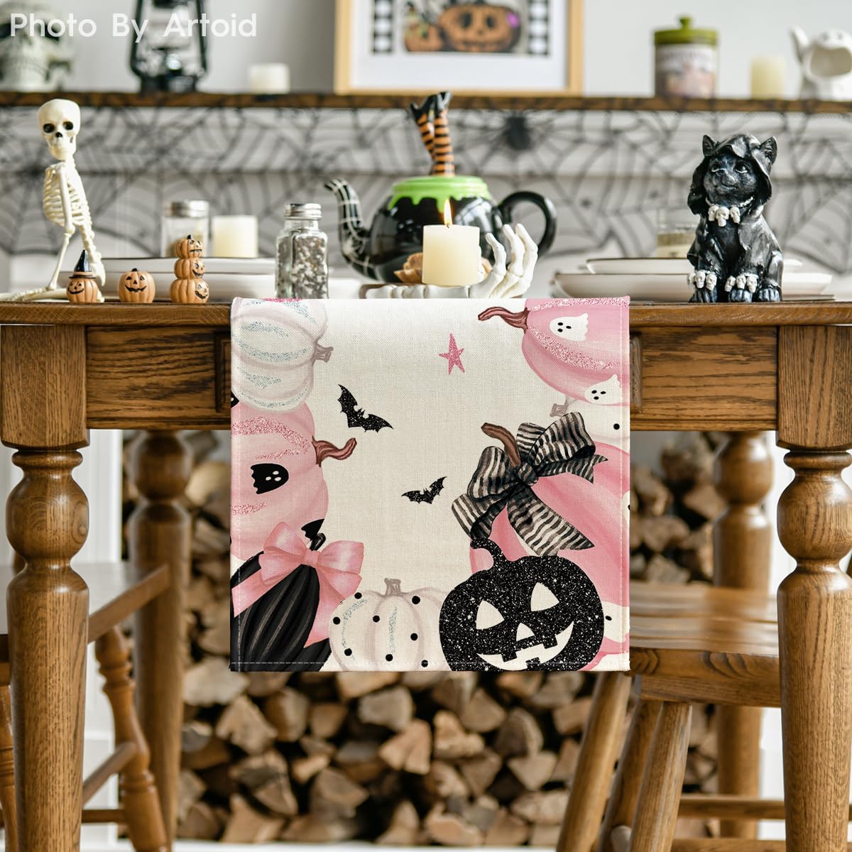Artoid Mode 210 GSM Halloween Table Runner Home Party Decor 13x108 Inch