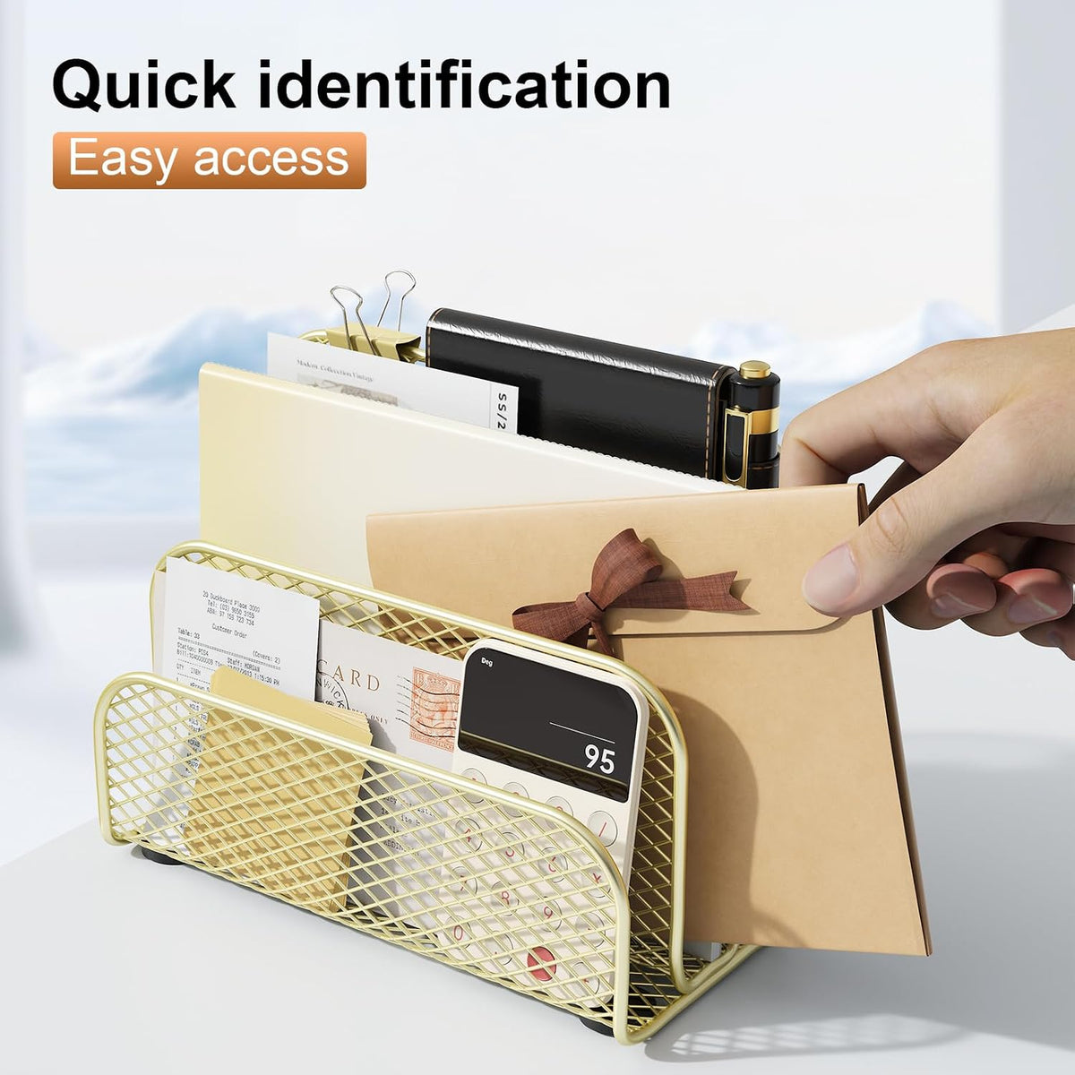 gianotter Mail Organizer Countertop