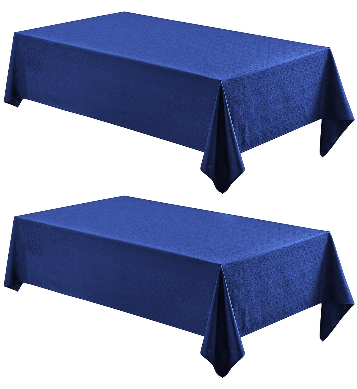 Veblandy Faux Linen Rectangle Tablecloth Waterproof 52x70 inch Table Cloth Stain and Wrinkle Resistant Washable, Decorative Fabric Table Cover for Dining, Kitchen, Wedding and Parties, Coffee