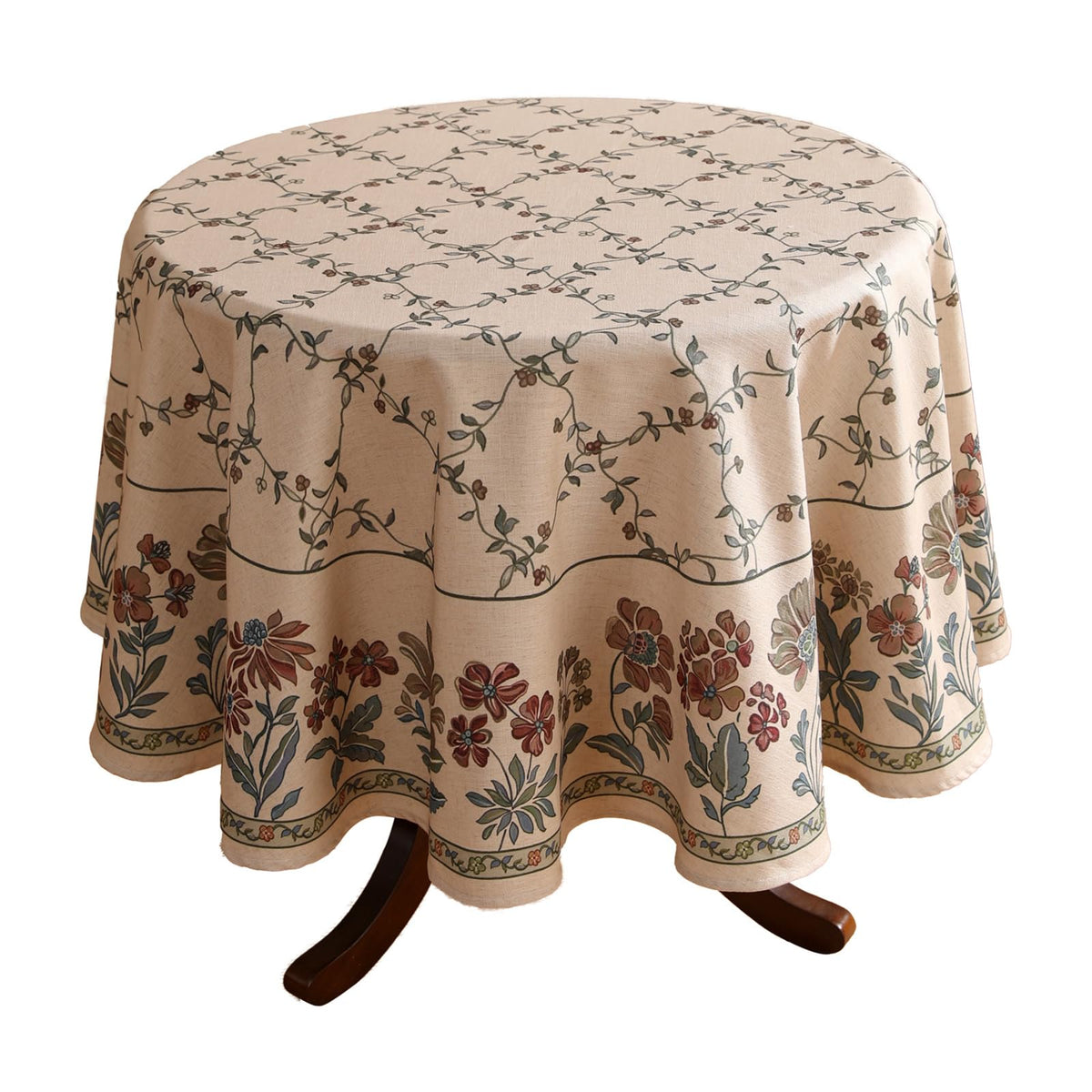 patdrea Designer Vintage French Tablecloth,Rectangular,118"x67"