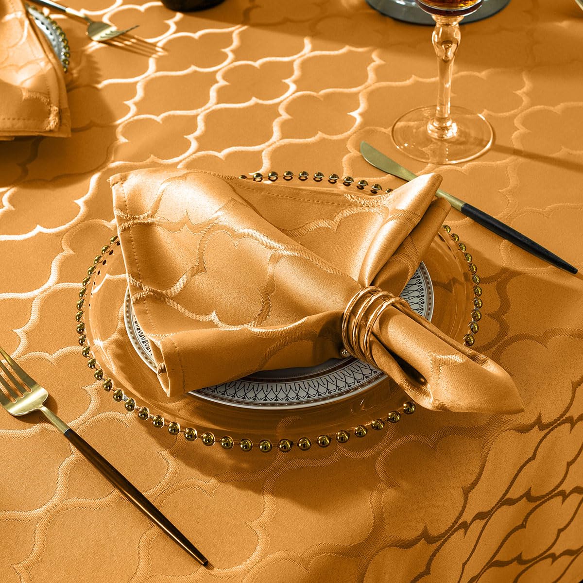 SASTYBALE Tablecloths Rectangular Table Cloth 52" x 70" Gray