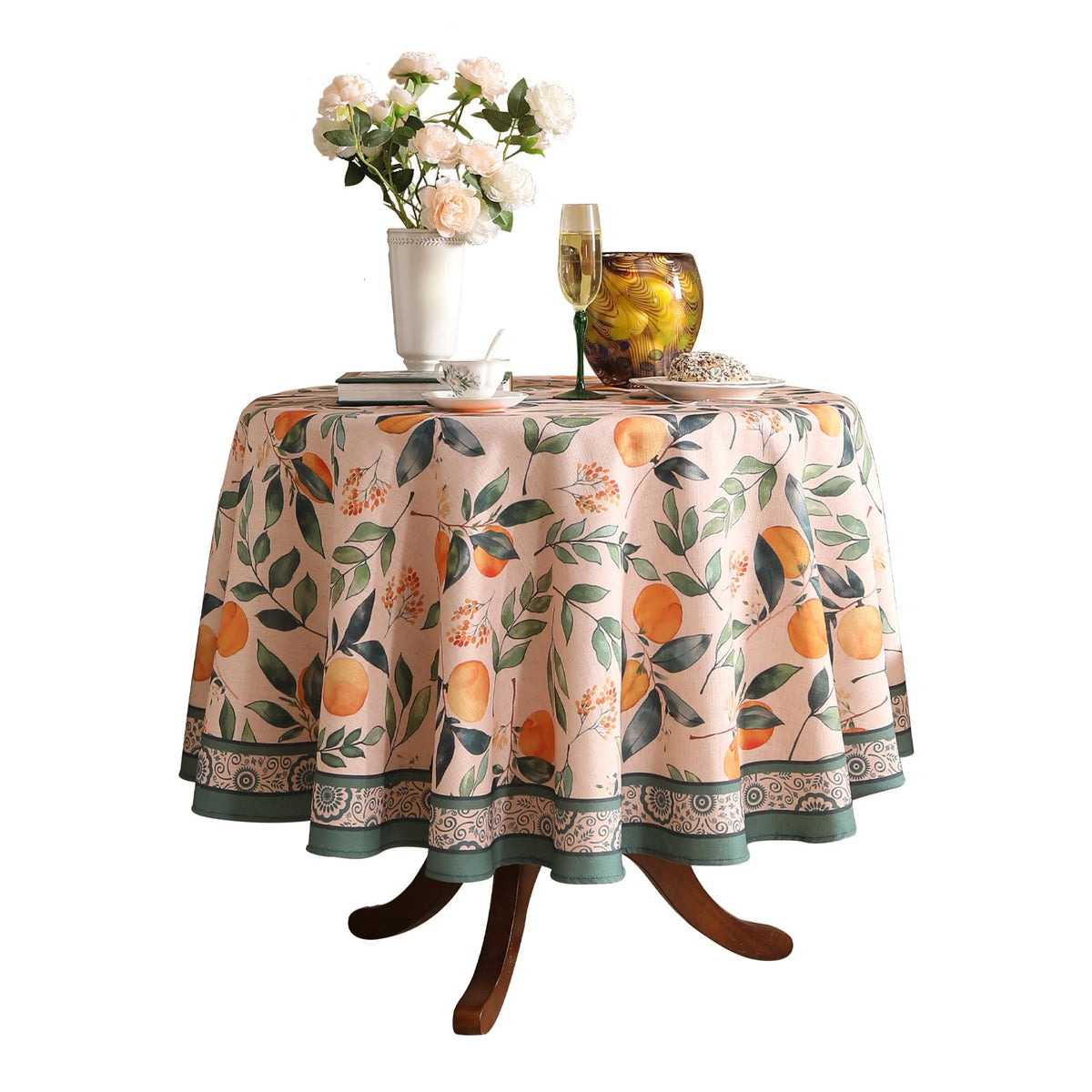 patdrea Designer Vintage French Tablecloth,Rectangular,118"x67"