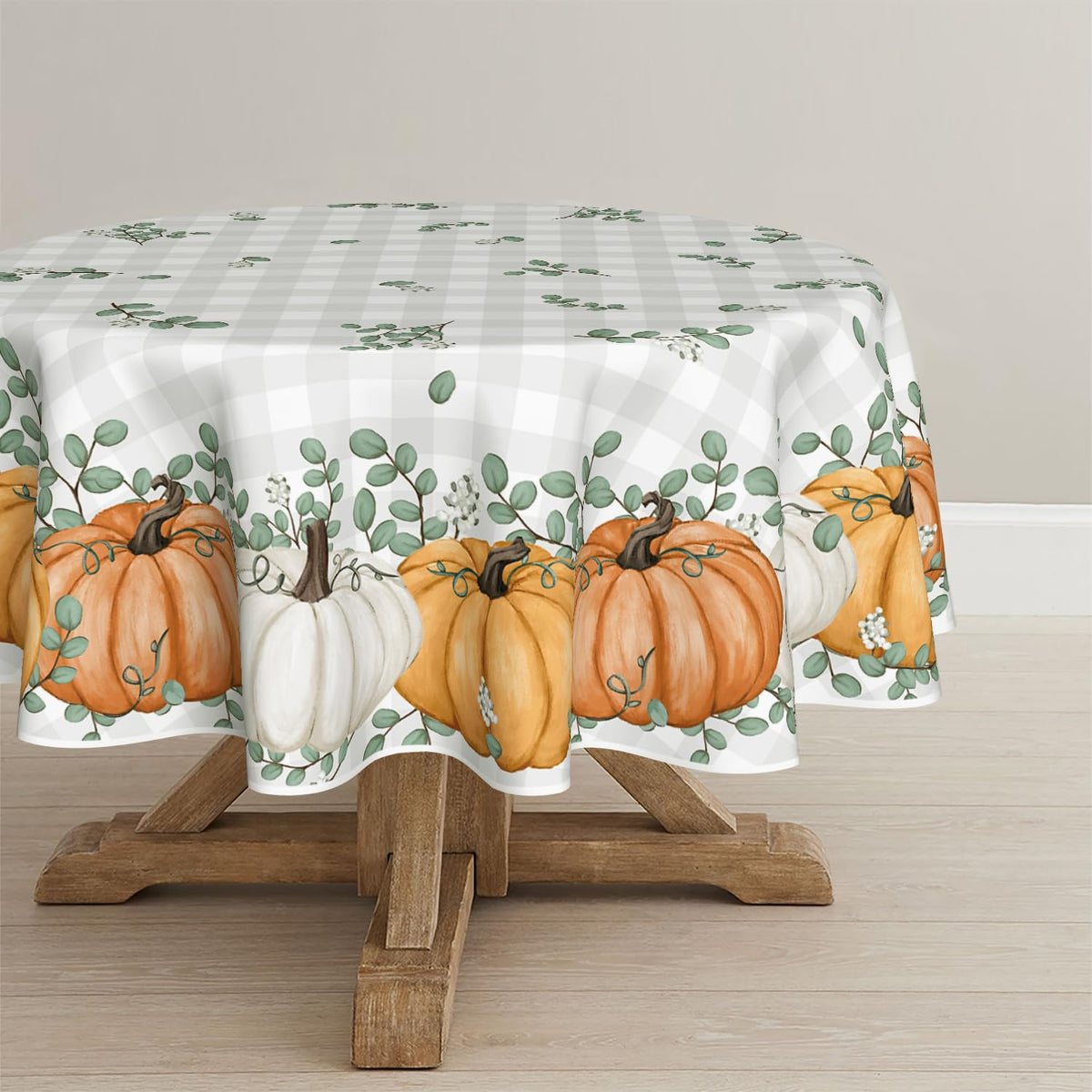 Horaldaily Fall Tablecloth 52 x 70 Inch Rectangular Thanksgiving