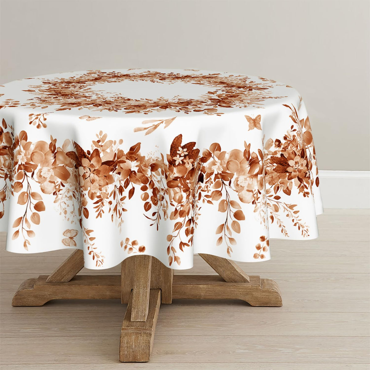 Horaldaily Spring Tablecloth 60 x 84 Inch Rectangular Eucalyptus Floral