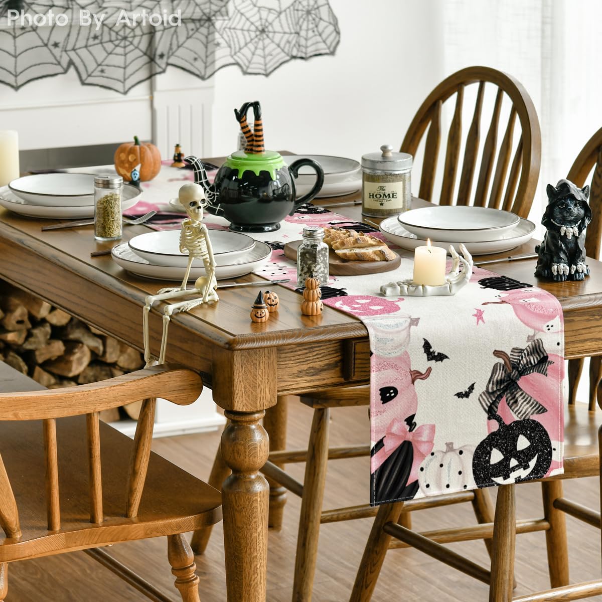 Artoid Mode 210 GSM Halloween Table Runner Home Party Decor 13x108 Inch