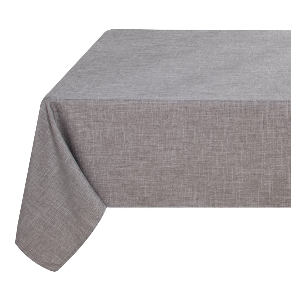 Fitable 2 Pack Beige Faux Linen Tablecloths Rectangle 60x102 Inch