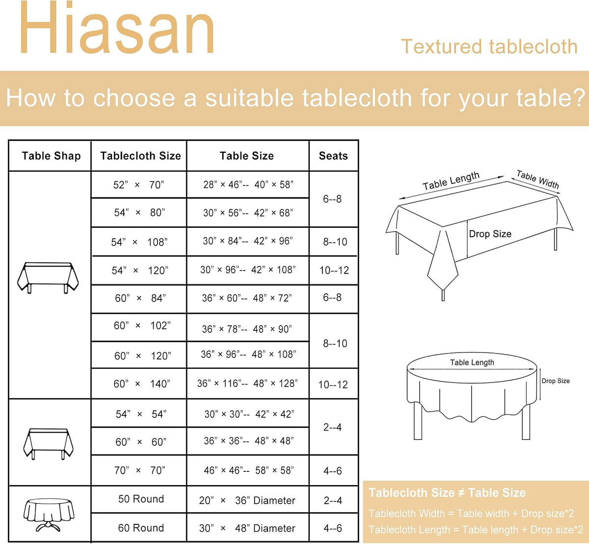 Hiasan Jacquard Textured Rectangle Tablecloth 60x120 Inch, Light Sage Green